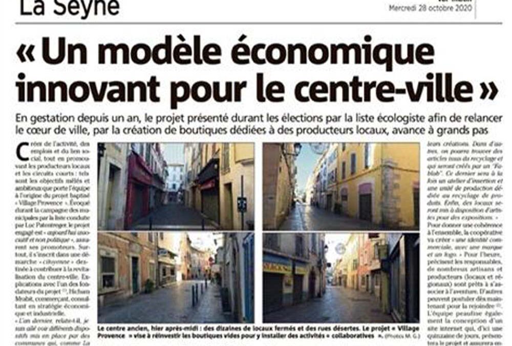 Article de presse de Var Matin sur la coopérative