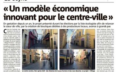 Article de presse de Var Matin sur la coopérative